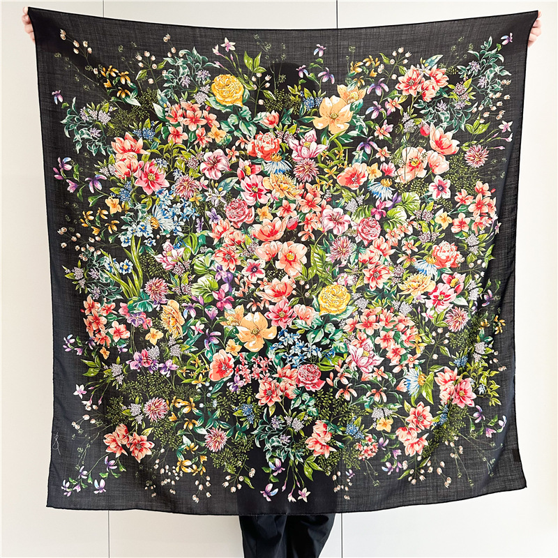 Luxury Bags And Accessories - Winter Wool Silk Scarf Luxury Designer