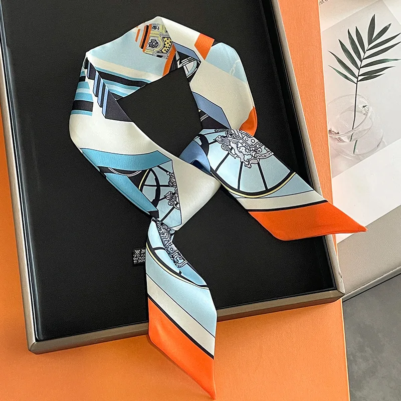 Luxury Bags And Accessories - Luxury Brand Printed Bag Strap Scarf
