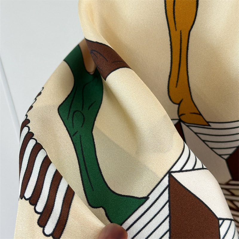Twill Silk Scarf 135CM Women H - Luxury Bags And Accessories 评论和价格