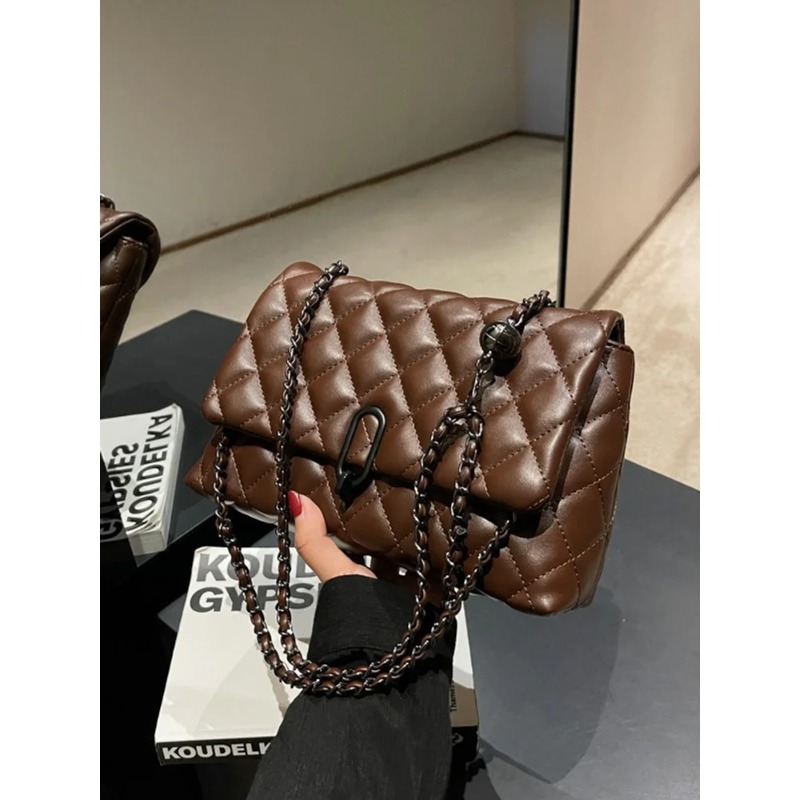 2026 Women's Beige Diamond Qui - Luxury Bags For School 评论和价格