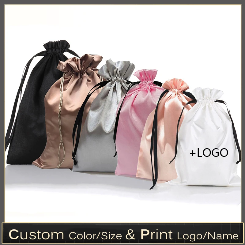 10PCS Custom Satin Extensions  - Luxury Bags For School 评论和价格