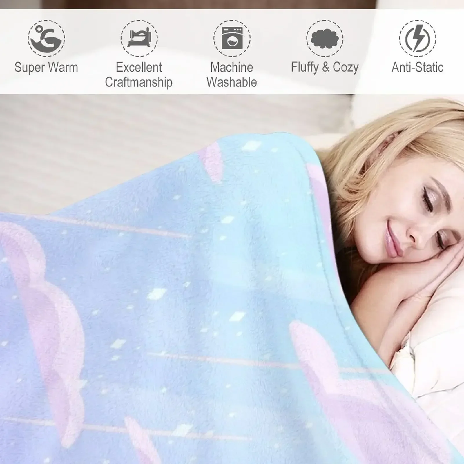 Pastel Heaven Throw Blanket Lu - Luxury Bags Heaven 评论和价格