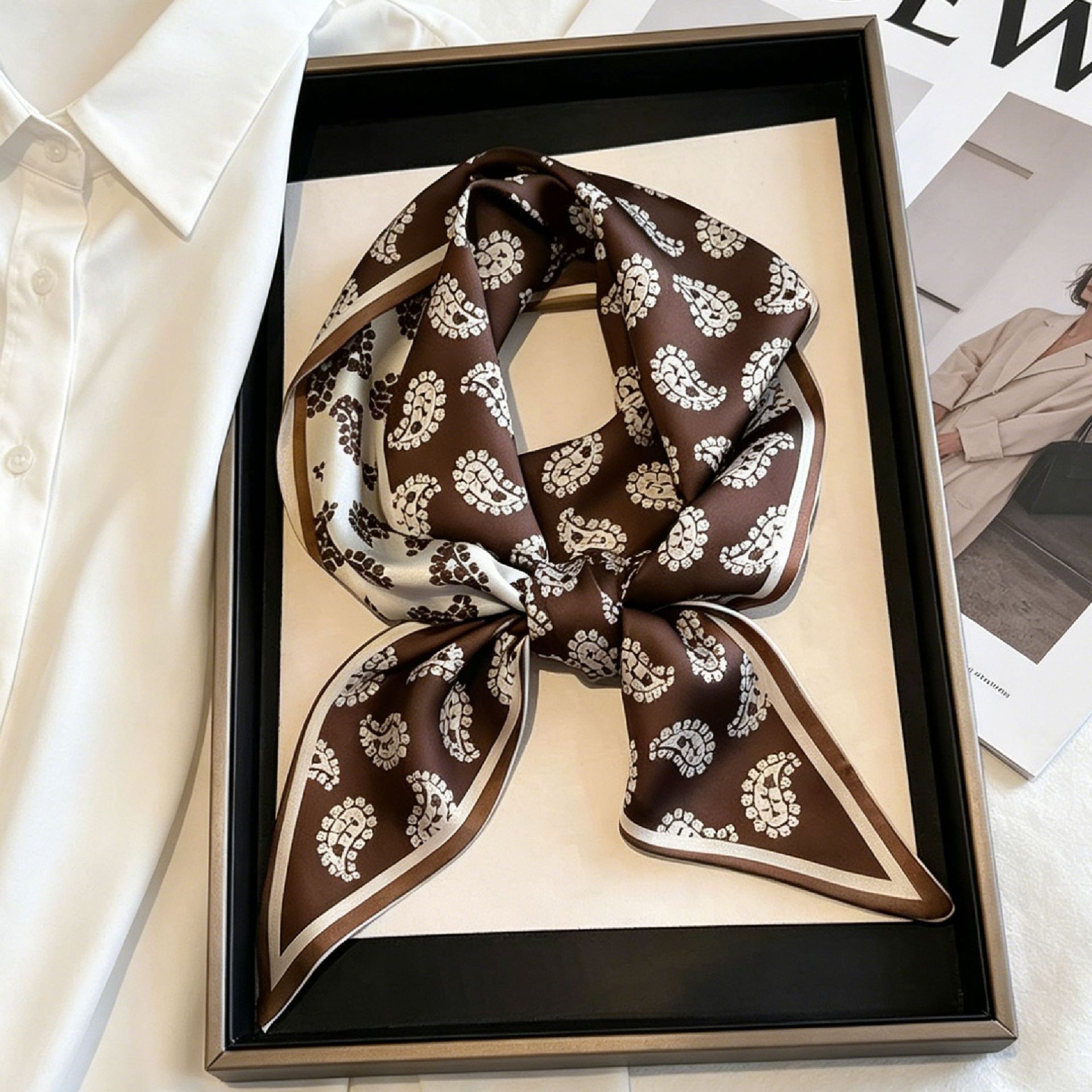 Luxury Long Neckerchief Skinny - Luxury Bags Trending 评论和价格