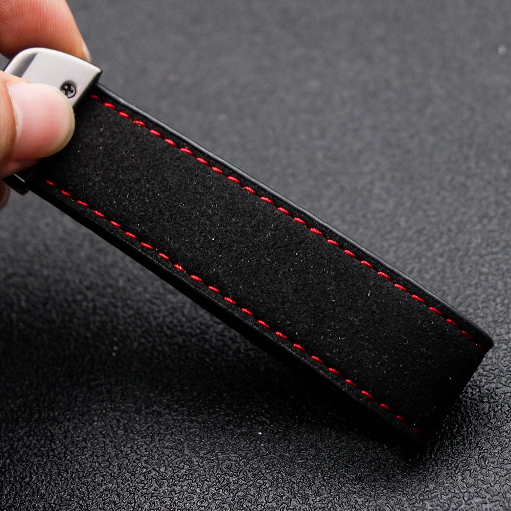 Suede Leather Car Keychain Hig - Luxury Xmas Bags 评论和价格