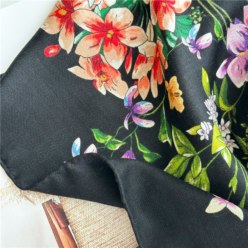 Winter Wool Silk Scarf Luxury  - Luxury Bags And Accessories 评论和价格