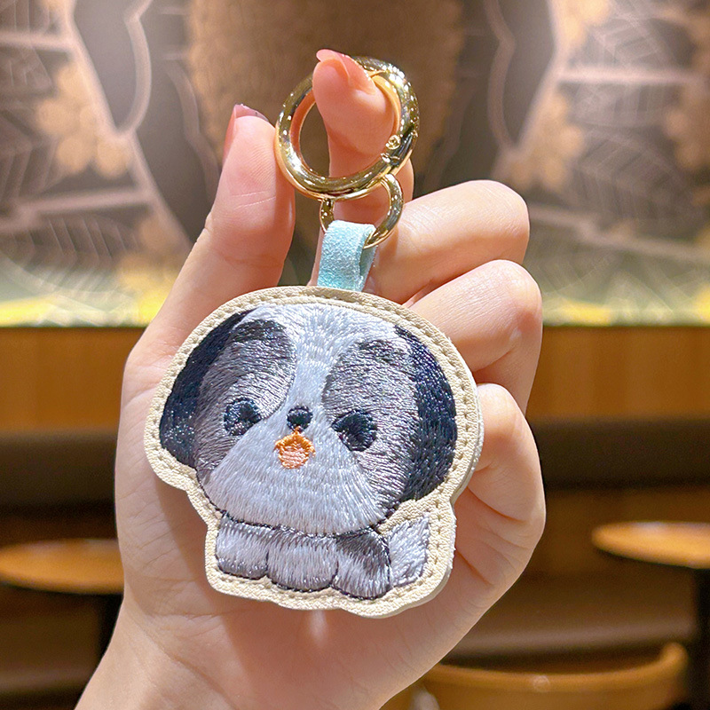 Embroidery Keychain Cute Rabbi - Luxury Xmas Bags 评论和价格