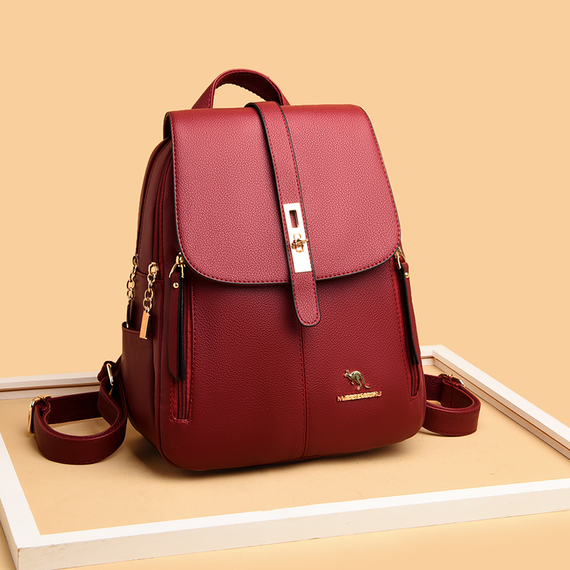 Luxury Women Leather Backpacks - Luxury Bags For School 评论和价格