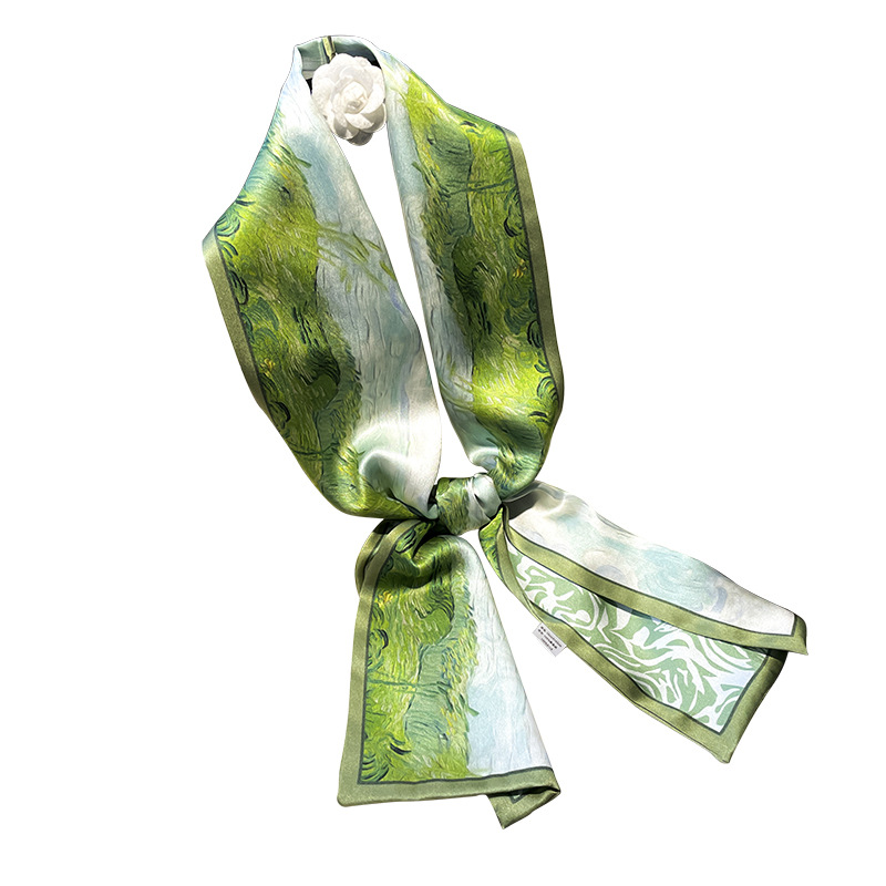 100% Mulberry Silk Painting Pr - Luxury Bags And Accessories 评论和价格