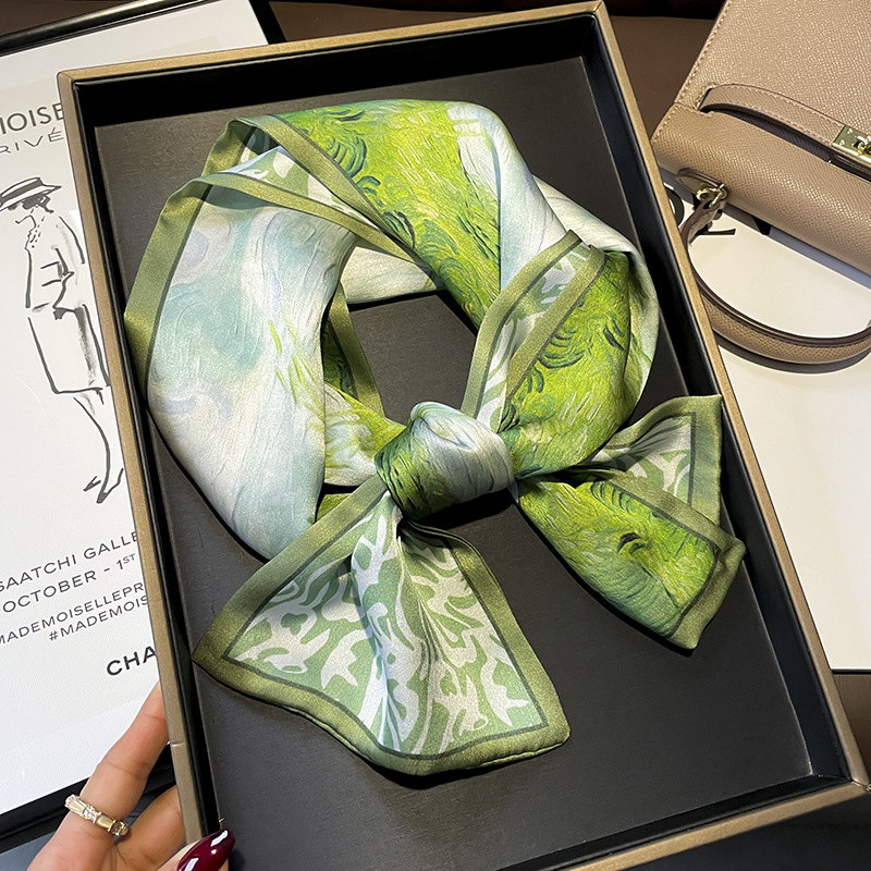 100% Mulberry Silk Painting Pr - Luxury Bags And Accessories 评论和价格