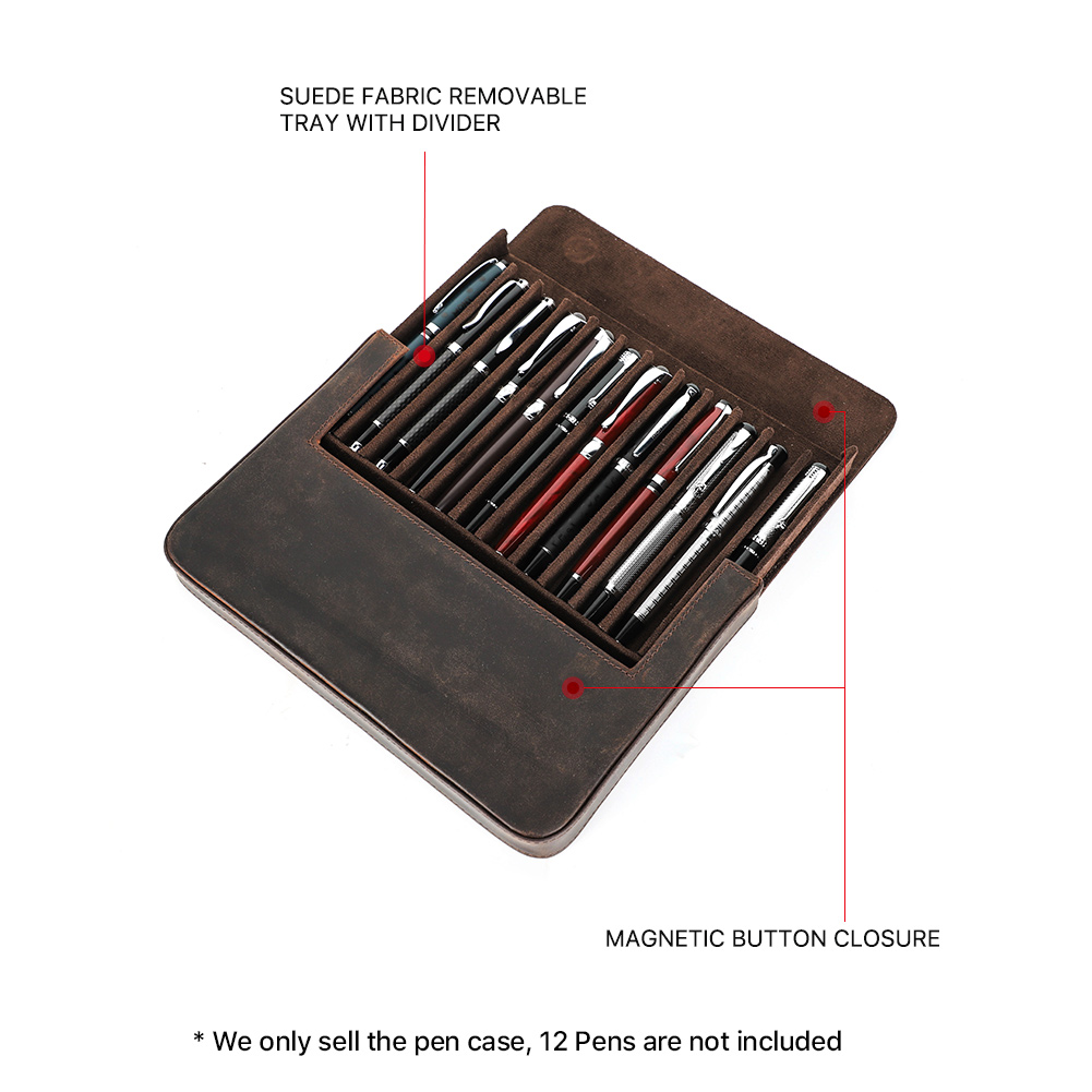 Luxury Genuine Leather 12 Slot - Luxury Bags For School 评论和价格