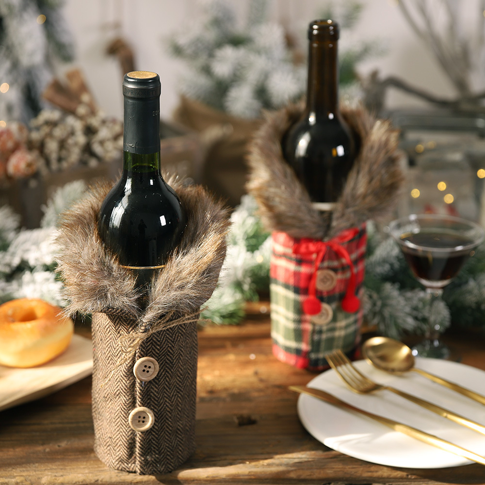 Luxury Christmas Wine Bottle C - Luxury Xmas Bags 评论和价格