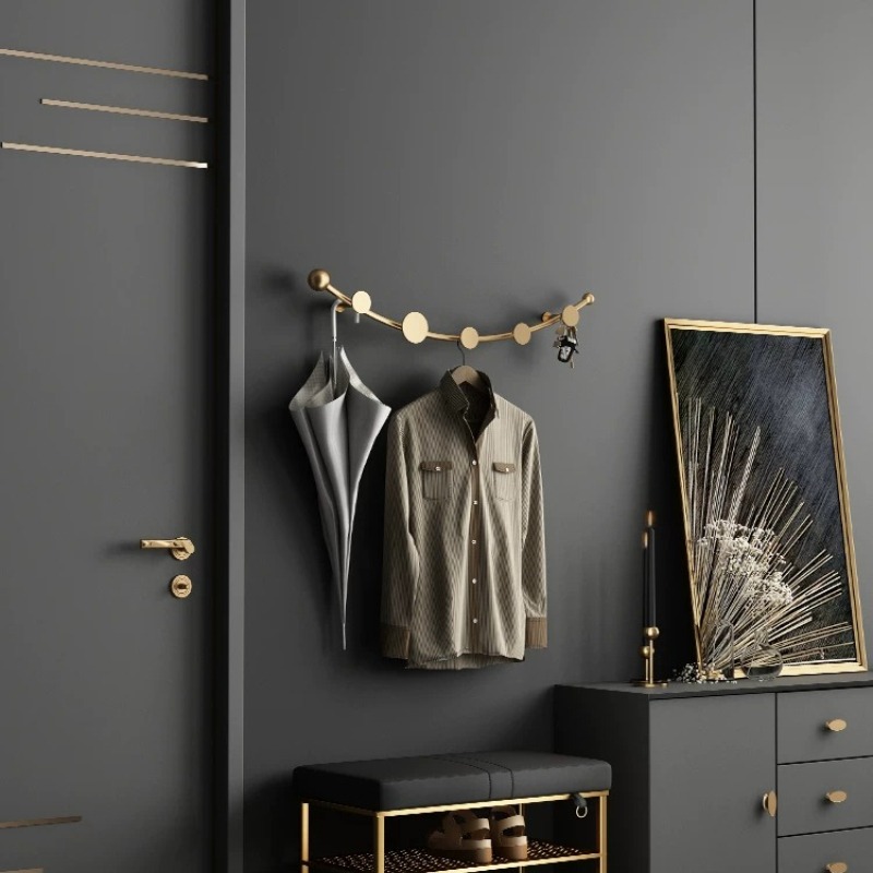 Light Luxury Wall Mounted Coat - Luxury Bags Entry 评论和价格