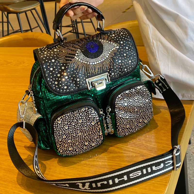 Fashion Women Backpack Big Cap - Luxury Bags For School 评论和价格